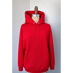 Red Pullover Hoodie Size L – New Unworn Classic Casual Sweatshirt